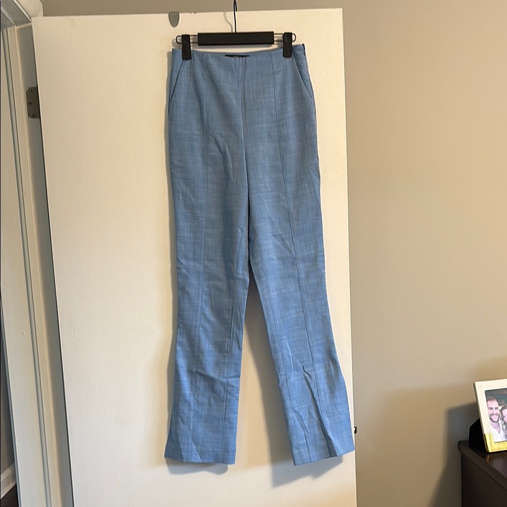 Simons Blue Boot Cut Flare Pants - Picture 2 of 10
